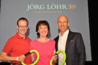 Jörg Löhr mit Yvonne Schleuniger und Thomas Ruckli 
